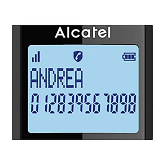 Téléphone duo avec répondeur ALCATEL F860 Voice noir