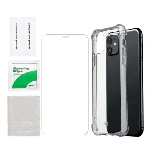 Pack WE VERRE TREMPE + COQUE IPHONE 11