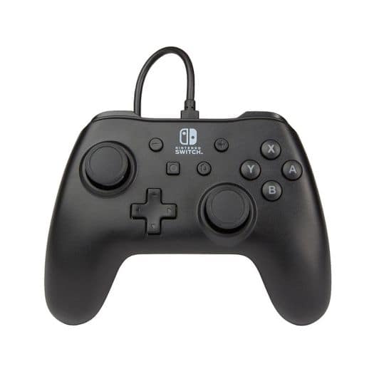 Manette POWER A fil noire pour SWITCH