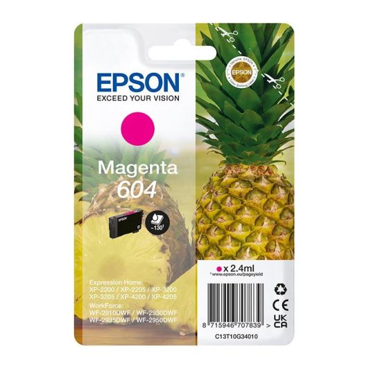 Cartouche EPSON 604 Ananas magenta