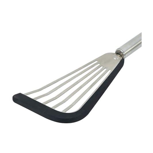 Spatule inox bord silicone