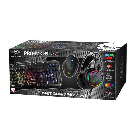 Pack gaming SPIRIT OF GAMER 4 en 1 - PRO-MKH5