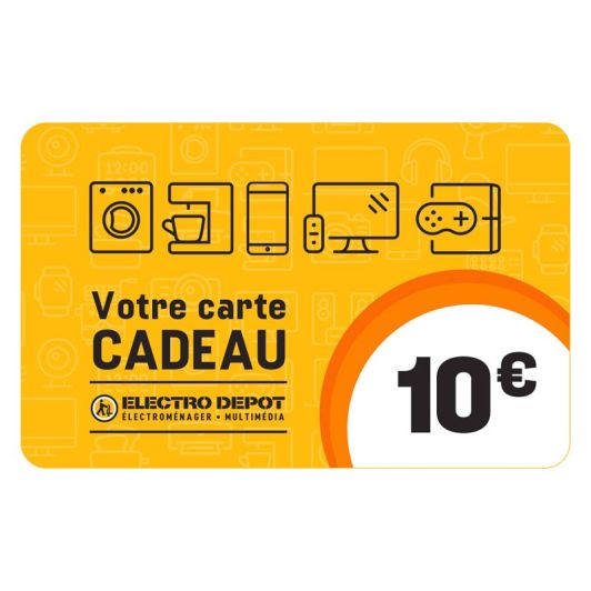 E-carte cadeau ELECTRO DEPOT - 10 euros