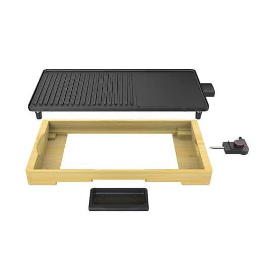 Plancha électrique COSYLIFE CL-PLB50 bambou