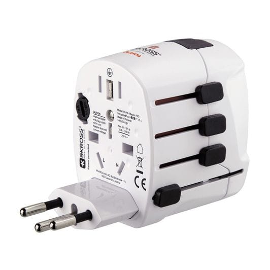 Adaptateur de voyage SKROSS WORLD TRAVEL PRO