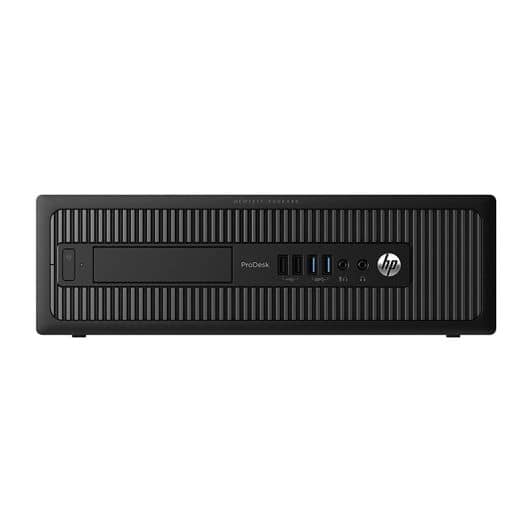 Unité Centrale HP 600 G1 SFF - i3/8Go/120Go SSD + 500Go - Reconditionné Grade ECO