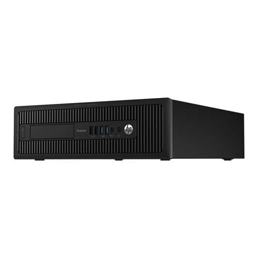 Unité Centrale HP 600 G1 SFF - i3/8Go/120Go SSD + 500Go - Reconditionné Grade ECO