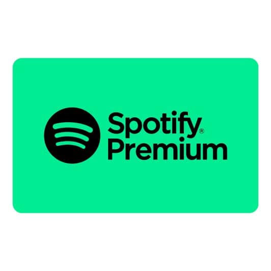 E-carte cadeau SPOTIFY Premium d'une valeur de 10 euros