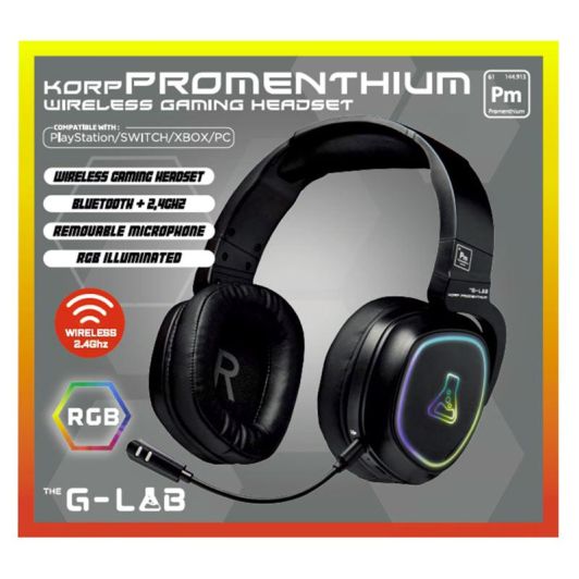 Casque gaming sans fil The G-lab Korp Promenthium