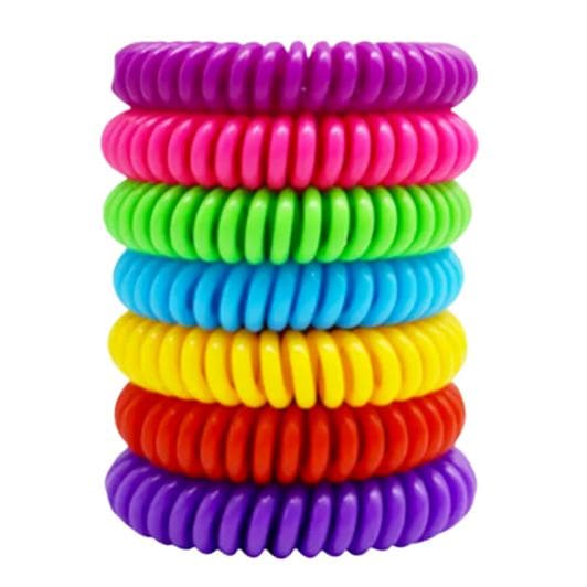 Bracelets citronnelle anti-moustiques x10