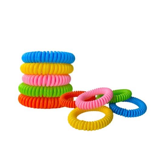 Bracelets citronnelle anti-moustiques x10