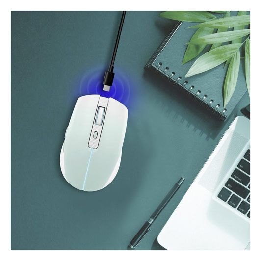 Souris sans fil TNB Gradient blue - rechargeable et bluetooth