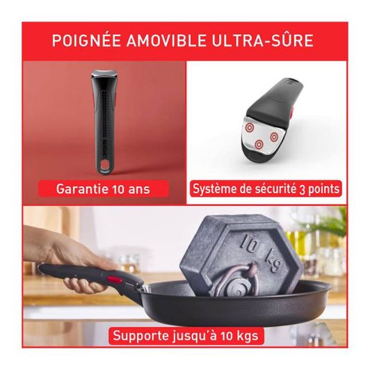 Batterie TEFAL ingenio emotion 5 pièces inox