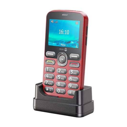 Mobile SENIOR DORO 1855 4G Rouge