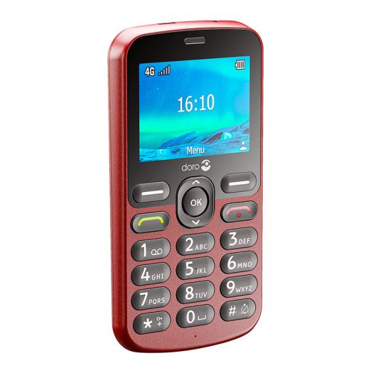 Mobile SENIOR DORO 1855 4G Rouge