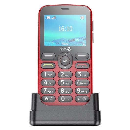 Mobile SENIOR DORO 1855 4G Rouge