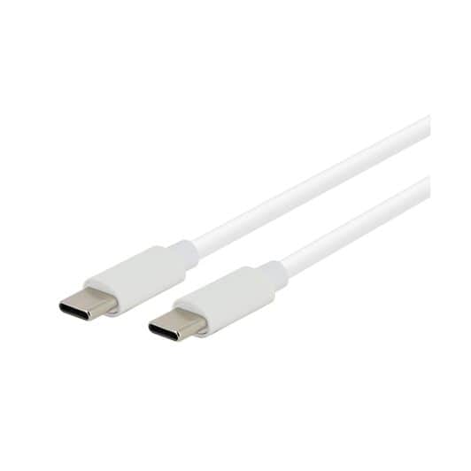 Câble EDENWOOD 0,5M BLANC USB C USB C