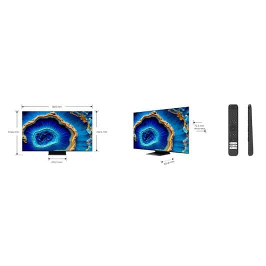 TV Mini-LED 55'' TCL 55C801 QLED 144Hz