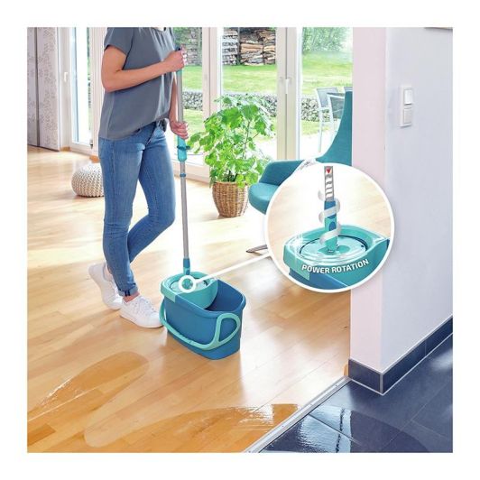 Set complet avec essorage LEIFHEIT clean twist mop ergo