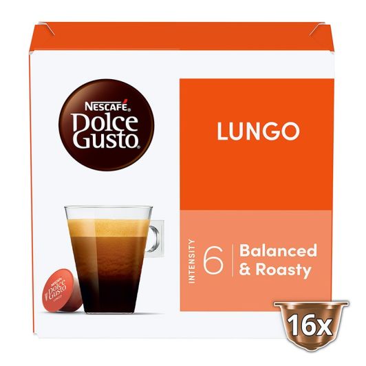 16 dosettes DOLCE GUSTO LUNGO