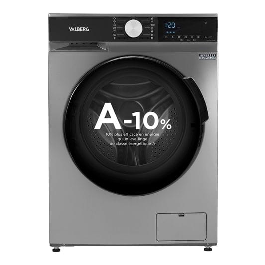 Lave-linge hublot 8 kg VALBERG WF 814 A-10 S566C