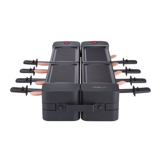 Raclette grill extensible COSYLIFE 8 parts CL-R8PEXT