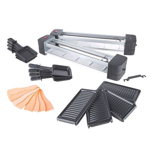 Raclette grill extensible COSYLIFE 8 parts CL-R8PEXT