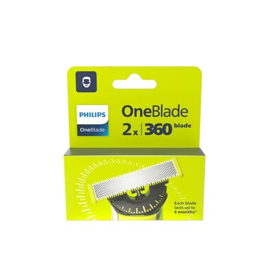 Lames PHILIPS One blade 360° - QP420/50 - Pack de 2