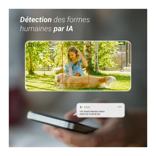 Caméra de Surveillance extérieure EZVIZ H3C 1080p