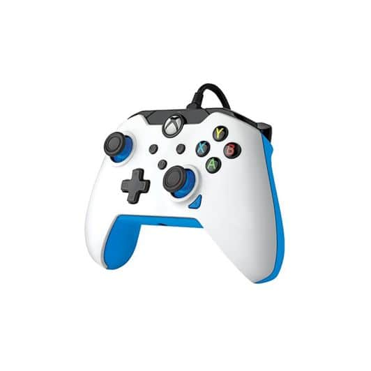 Manette filaire PDP ION Blanc pour Xbox