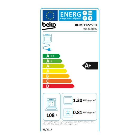Grande cuisinière BEKO BGM11225EX