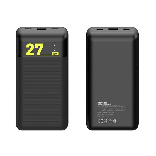 Batterie externe EDENWOOD 27000 MaH NOIR