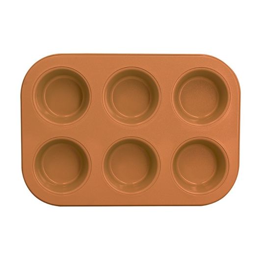 Moule MENASTYL 6 muffins 26x18 cm céramique
