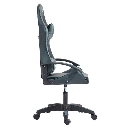 Chaise gaming AMS Gamer#BUTTERFLY Noir et gris