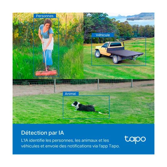 Caméra de surveillance TAPO 4G motorisée 1080p 