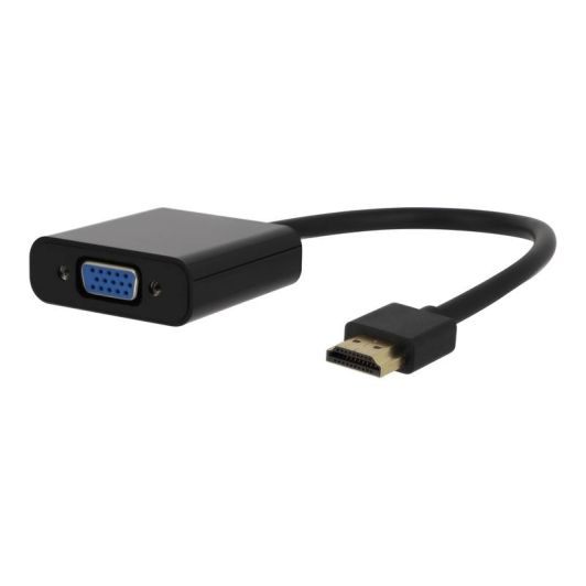 Adaptateur HDMI Mâle vers VGA Femelle Edenwood avec Sortie Audio Jack – Full HD 1080p