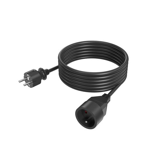 Lot de 2 Rallonges GAO 3m+5m Noire