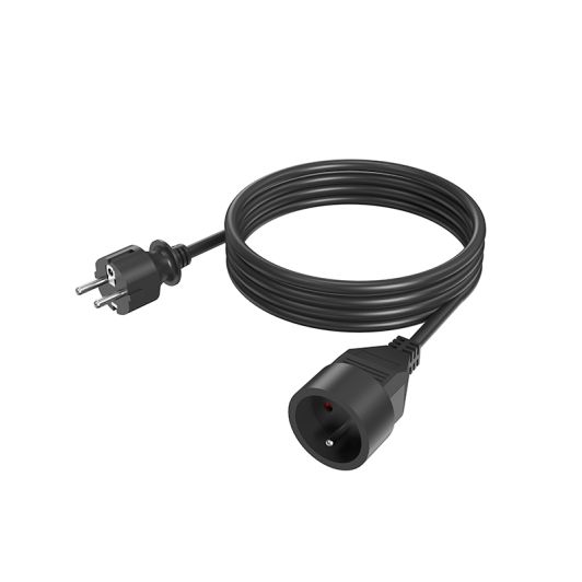 Lot de 2 Rallonges GAO 3m+5m Noire