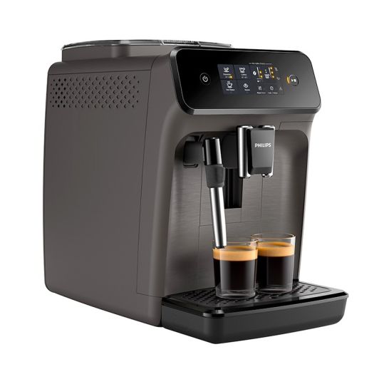 Expresso broyeur PHILIPS EP1224/00 Machine à café à grain Gris brossé + mousseur à lait