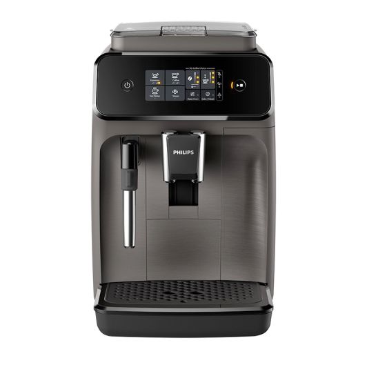 Expresso broyeur PHILIPS EP1224/00 Machine à café à grain Gris brossé + mousseur à lait