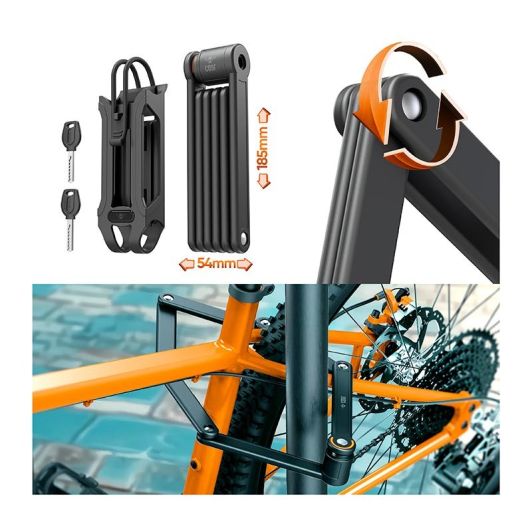 Antivol pliant CASR avec support pour vélo et trottinette