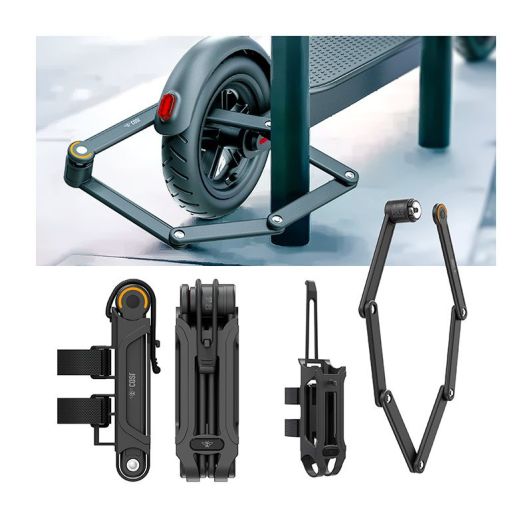 Antivol pliant CASR avec support pour vélo et trottinette