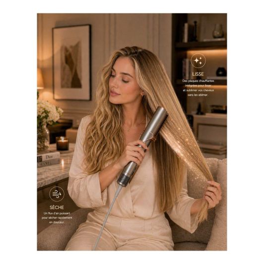 Lisseur SILVER STYLE séchant 2en1 LISS'AIR