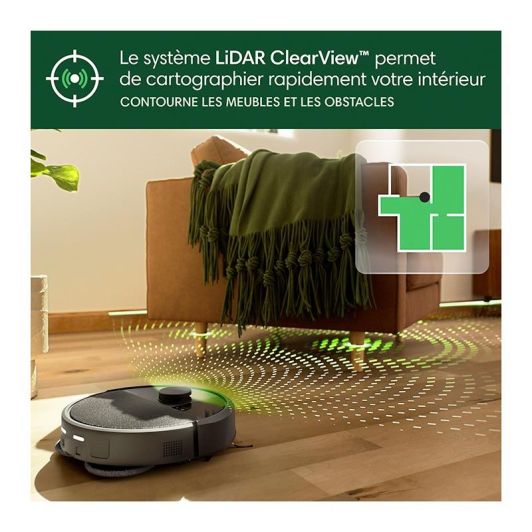 Aspirateur robot laveur IROBOT ROOMBA PLUS 406 COMBO + AUTO WASH DOCK