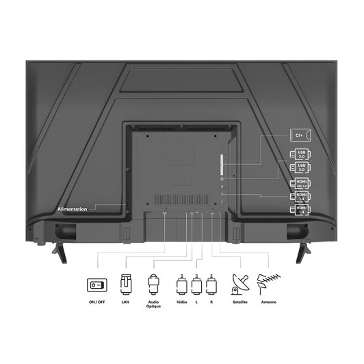 TV UHD 4K 43
