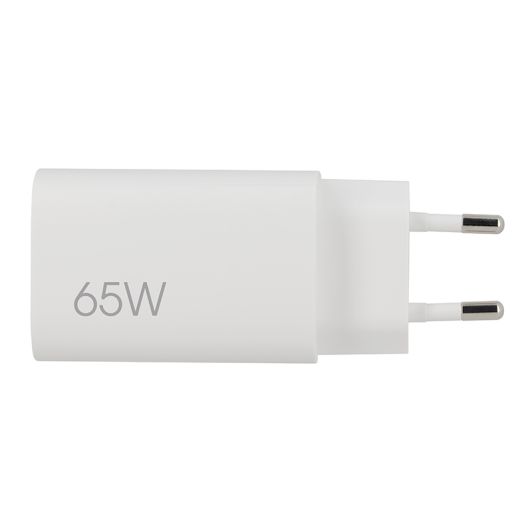 Chargeur secteur PC PORTABLE/SMARTPHONE 65W EDENWOOD – 2 USB-C + 1 USB-A + câble - charge rapide