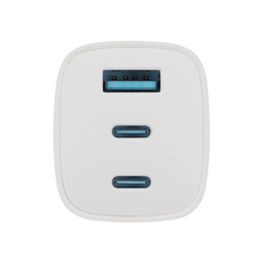 Chargeur secteur PC PORTABLE/SMARTPHONE 65W EDENWOOD – 2 USB-C + 1 USB-A + câble - charge rapide
