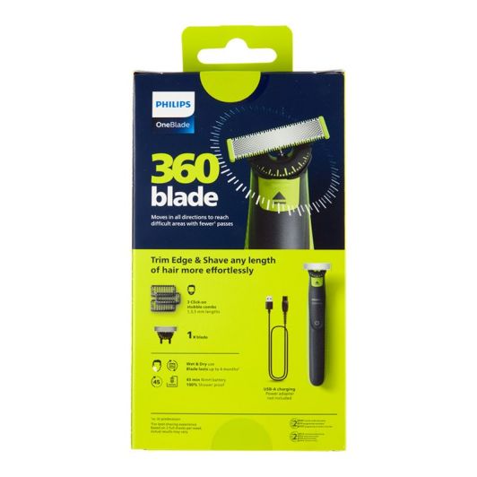 Tondeuse PHILIPS ONE BLADE 360 - QP2724/23