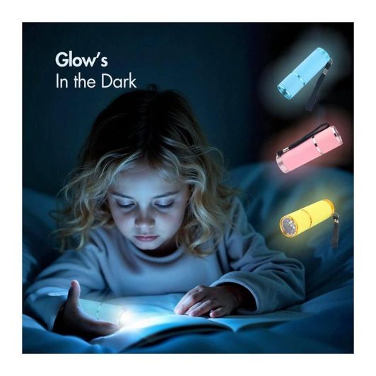 Lampe torche UNIROSS Enfant Fluorescente (coloris aléatoire)