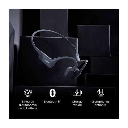 Casque Bluetooth à conduction osseuse SHOKZ OPENRUN Noir
